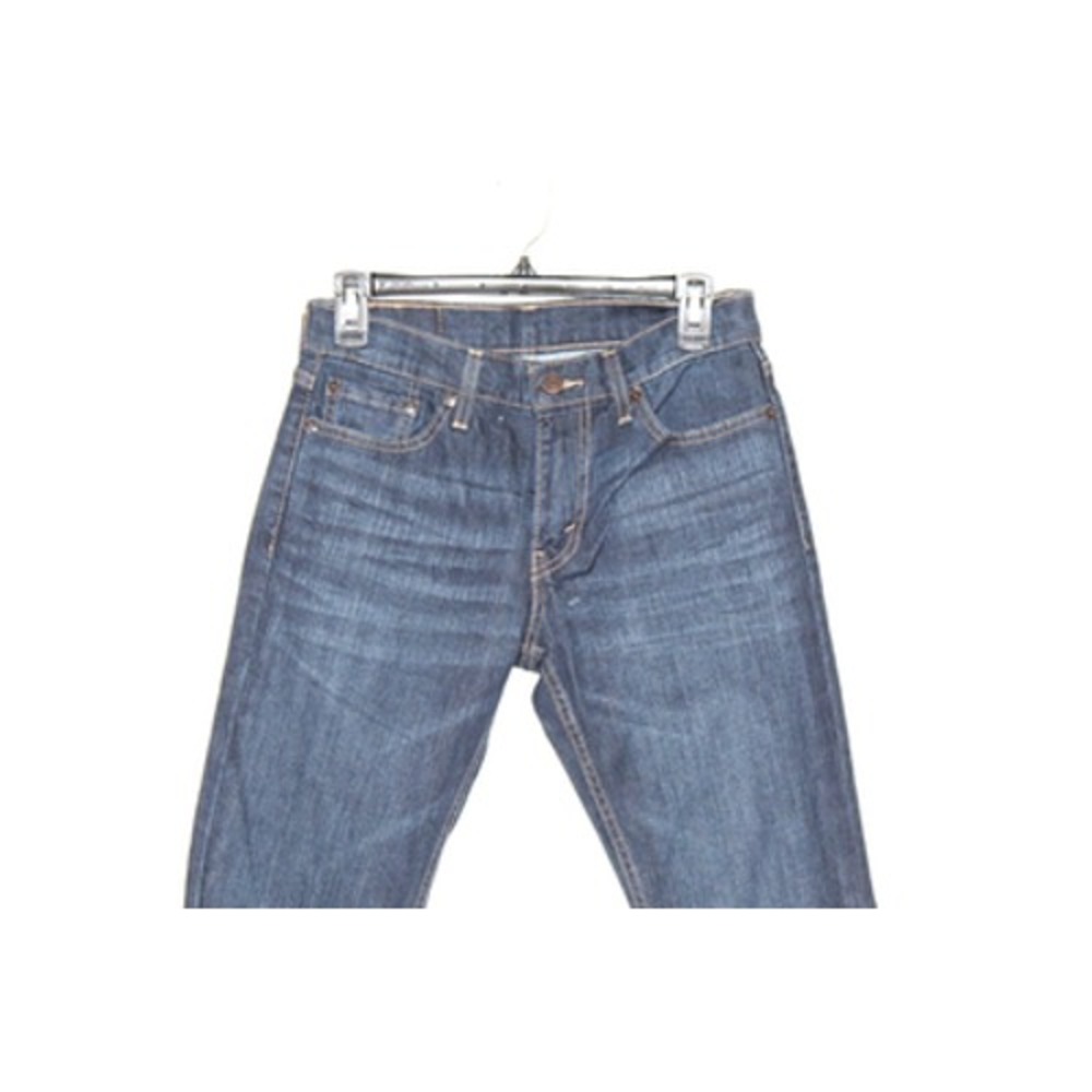 Levi's 511 Jeans Mens 29x32 Dark Wash Slim Fit Denim Broken In Distressed